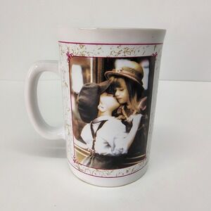 The Railway Children Coffee Mug Novelty Cup‎ Boy Girl Kissing Vintage Vibe 90s